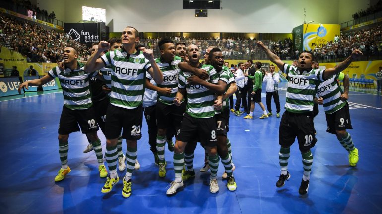 Os leões já tinham conquistado a Taça de Portugal e tornaram-se apenas a segunda equipa da história a revalidar o título
