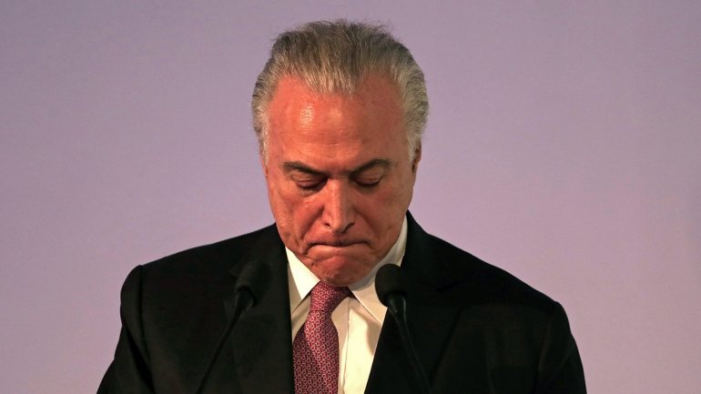 Michel Temer foi presidente do Brasil e já está a ser investigado noutros processos da Lava Jato