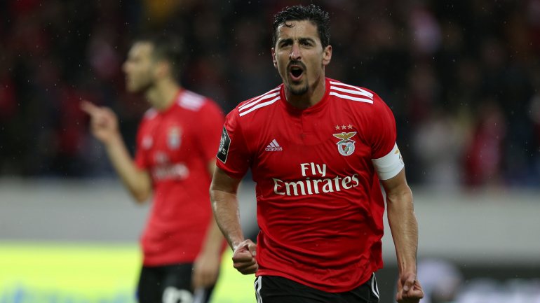 O capitão do Benfica fez o golo que completou a cambalhota no resultado