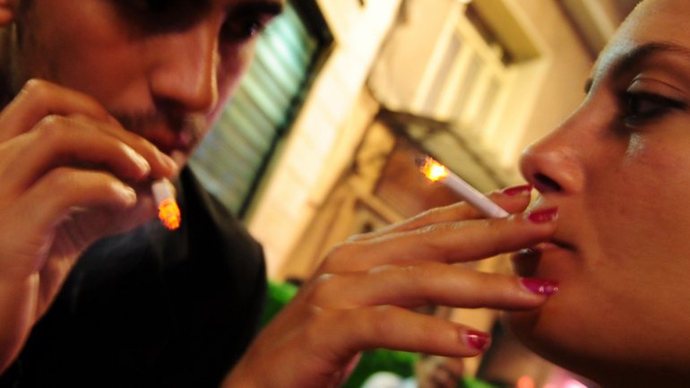 Nos casais que participaram no estudo, 20% dos companheiros fumadores também deixaram de fumar