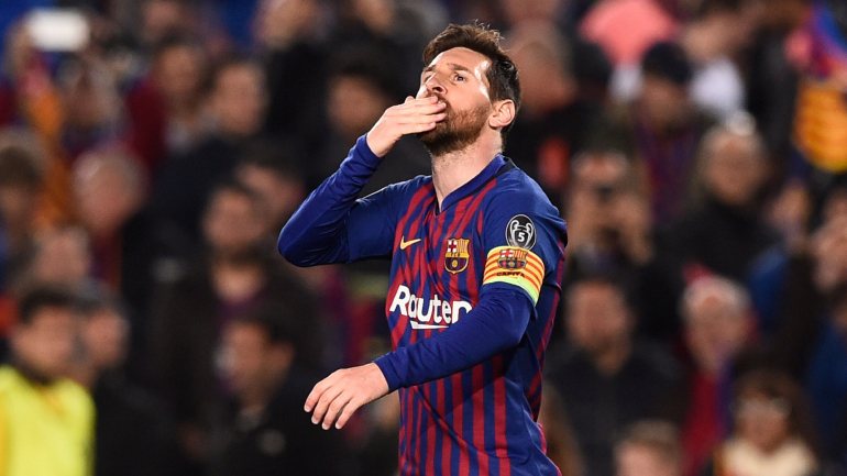 Lionel Messi não marcava nos quartos da Liga dos Campeões desde 2013; seis anos depois, voltou aos golos em dose dupla