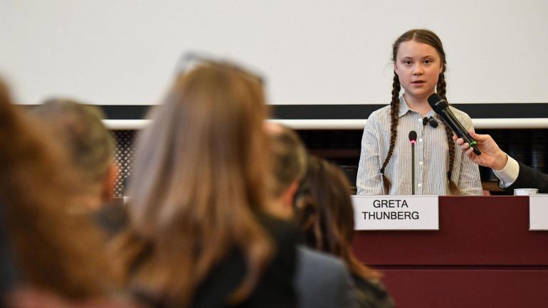 A jovem de 16 anos é atualmente uma das principais vozes contra as alterações climáticas