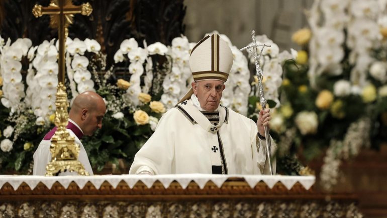 Papa Francisco presidiu à celebração da Missa da Ressurreição de Cristo, mas decidiu não realizar a homilia