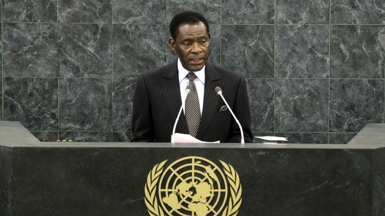 Teodoro Obiang Nguema Mbasogo é presidente da Guiné Equatorial desde 1979