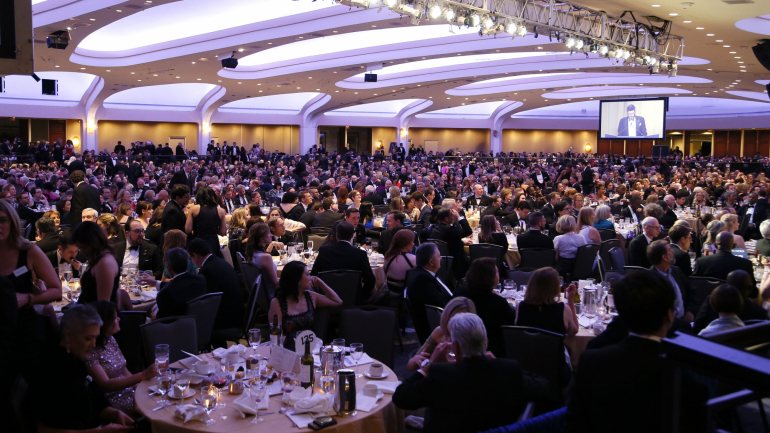 Centenas de jornalistas reuniram-se numa gala mais sóbria do que em anos anteriores