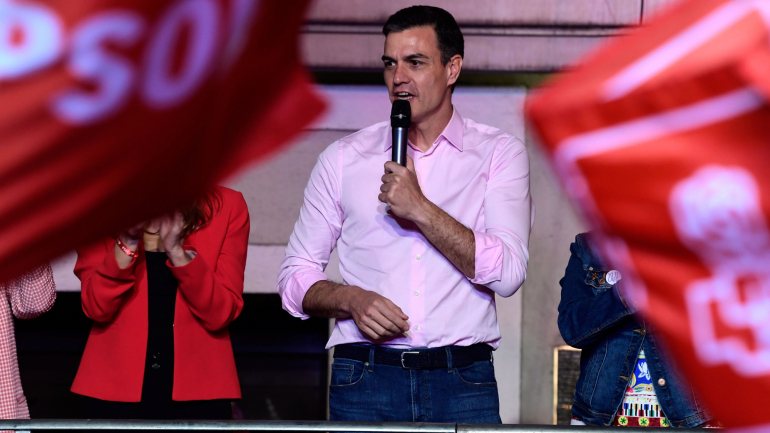 O PSOE de Pedro Sánchez foi o vencedor das eleições de Espanha