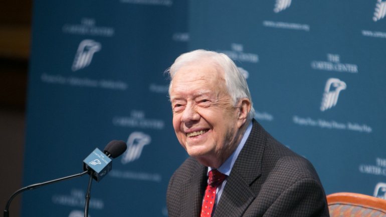 Jimmy Carter ocupou o cargo de presidente de 1977 a 1981