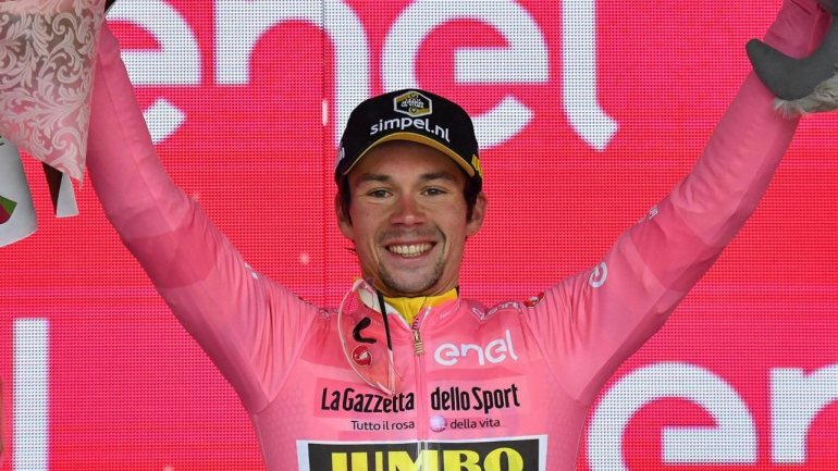 O ciclista esloveno Primoz Roglic venceu a nona etapa da Volta a Itália, um contrarrelógio individual de 34,8 quilómetros