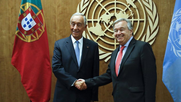 De acordo com o chefe de Estado, o secretário-geral das Nações Unidas é &quot;um exemplo e uma demonstração do que Portugal tem de melhor&quot;