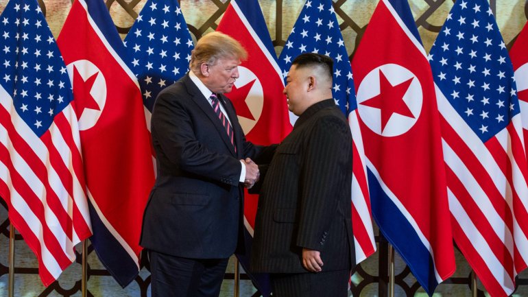 A cimeira de Hanói foi o segundo encontro entre Kim Jong-un e Donald Trump em menos de um ano