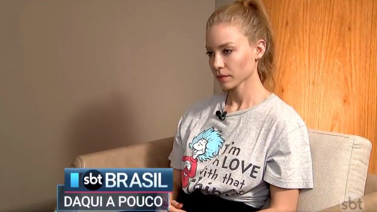 Najila falou em entrevista ao canal de televisão brasileiro SBT
