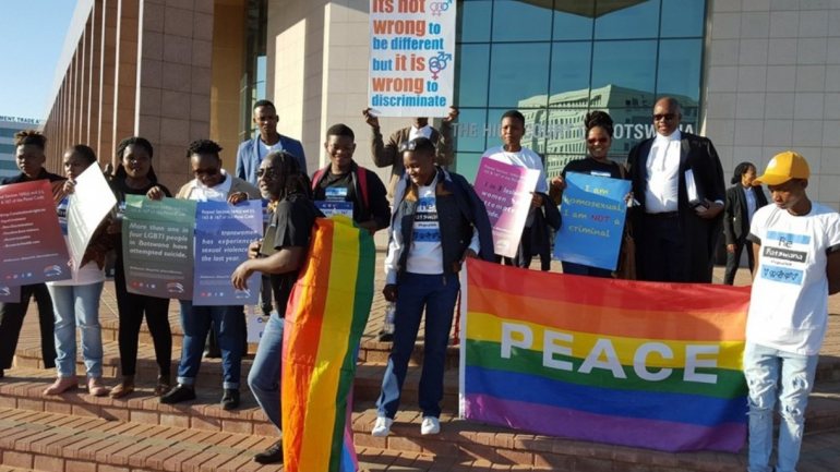 O movimento LGBTI do Botswana festejou a eliminação da antiga medida no Supremo Tribunal