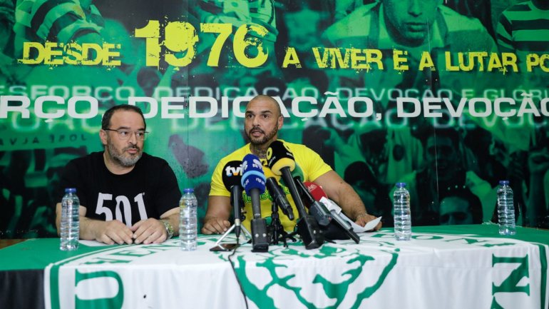 Nuno Mendes, aqui numa conferência de imprensa na sede da Juventude Leonina, depois dos ataques à Academia do Sporting