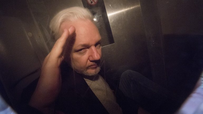 Julian Assange está preso em Londres desde que foi detido e cumpre uma pena de 50 semanas