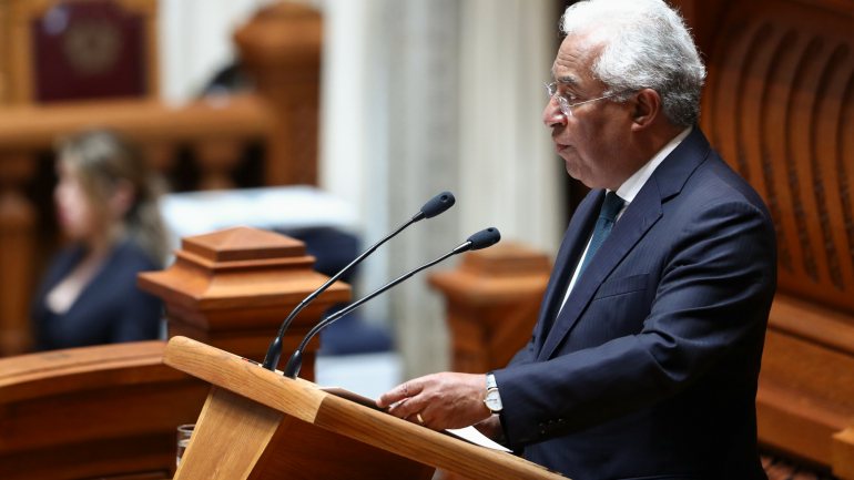António Costa no último debate quinzenal da legislatura. O último debate, do Estado da Nação, está marcado para 10 de julho.
