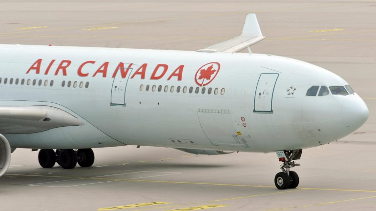 Air Canada reconheceu o incidente, mas não quis comentar os procedimentos de desembarque