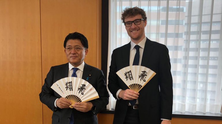 Paddy Cosgrave esteve reunido esta semana com Takuya Hirai, à margem da reunião do G20, em Tóquio