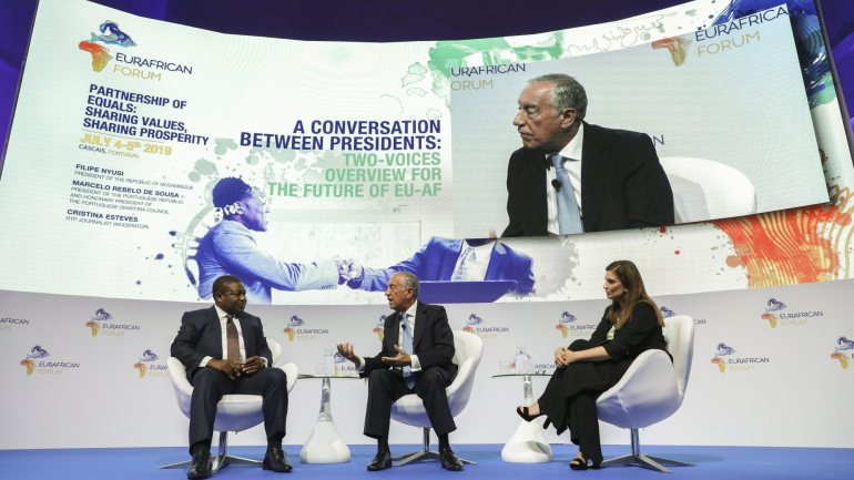 Marcelo falava numa conversa com o Presidente moçambicano, Filipe Nyusi, na segunda edição do &quot;EurAfrican Forum&quot;