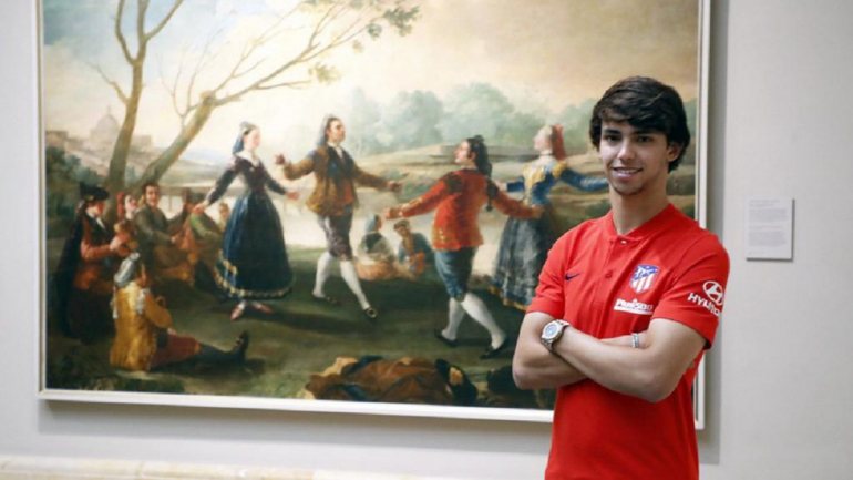 Vídeo que confirmou a transferência de João Félix do Benfica para o Atl. Madrid foi filmado no Museu do Prado, na capital espanhola