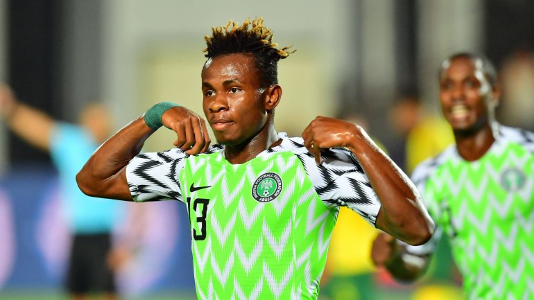 Chukwueze marcou nos quartos da Taça das Nações Africanas o primeiro golo pelos seniores da Nigéria