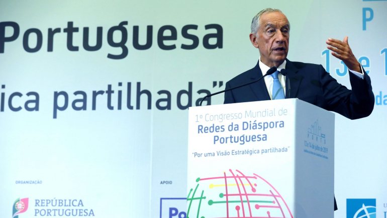 O chefe de Estado falava aos jornalistas à margem do I Congresso Mundial de Redes da Diáspora Portuguesa, no Porto