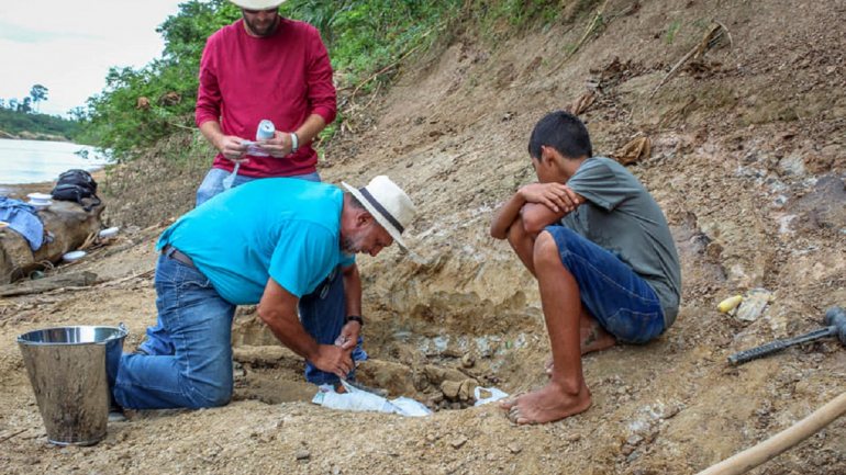 O fóssil foi encontrado completo e sem fraturas