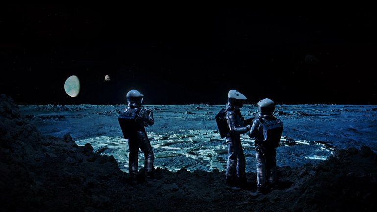As soberbas paisagens lunares de &quot;2001: Odisseia no Espaço&quot;, de Stanley Kubrick (1968)