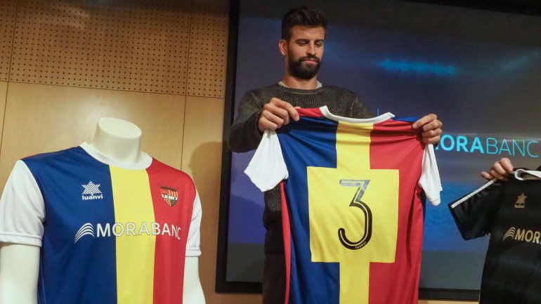 Gerard Piqué comprou o FC Andorra, através da Kosmos Holding, em dezembro de 2018