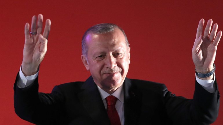 O Presidente turco, Recep Tayyip Erdogan
