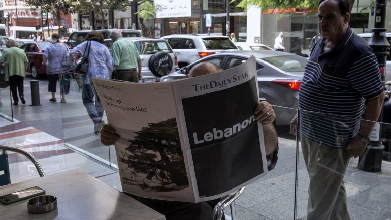 Em outubro passado, o mais antigo jornal libanês, An-Nahar, publicou uma edição completamente em branco para protestar contra a paralisia institucional