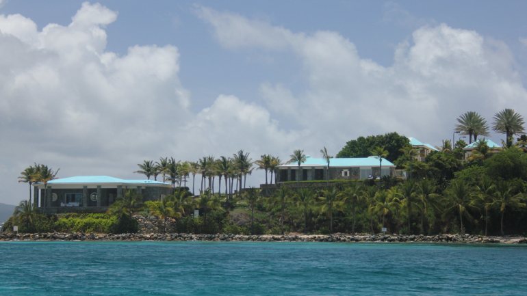 Little St. James, a ilha de Jeffrey Epstein, nas Ilhas Virgens Americanas