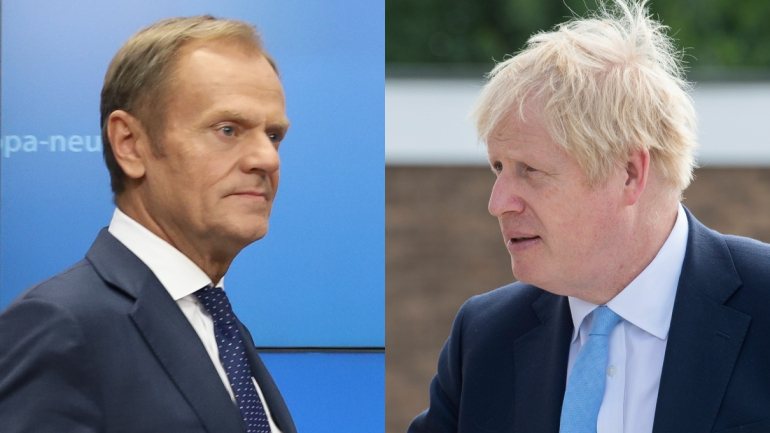 Boris Johnson enviou a carta a Tusk na segunda-feira. O presidente do Conselho Europeu respondeu via Twitter esta terça-feira