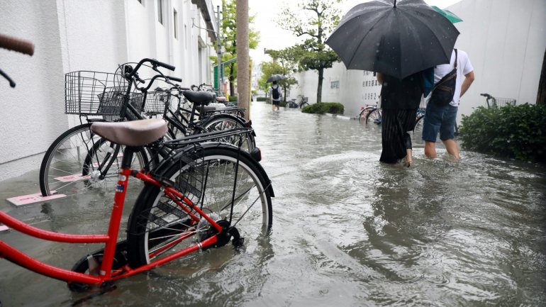 Só em julho de 2018 mais de 200 pessoas morreram no Japão devido a inundações