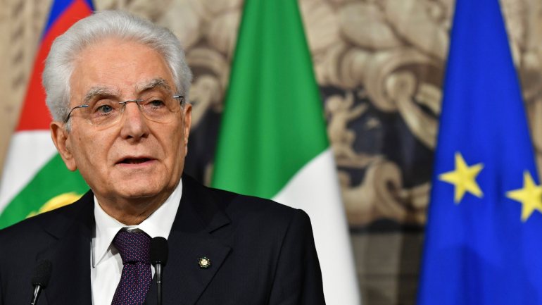 O presidente italiano recebeu na manhã desta quinta-feira o primeiro-ministro demissionário, Giuseppe Conte