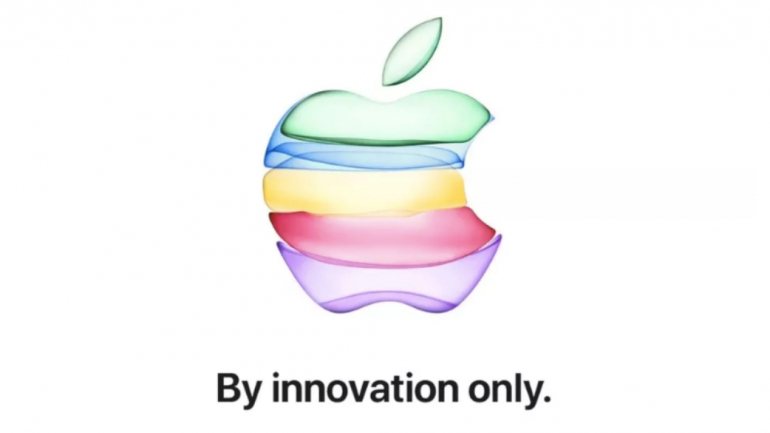 A imagem do convite enviado pela Apple