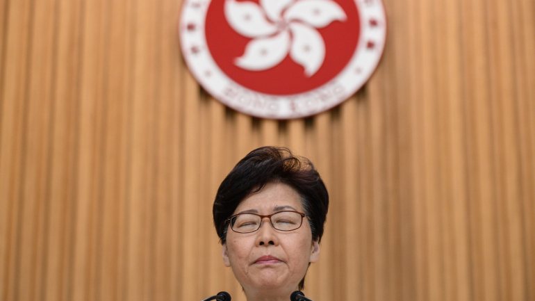 Carrie Lam, líder do governo regional de Hong Kong