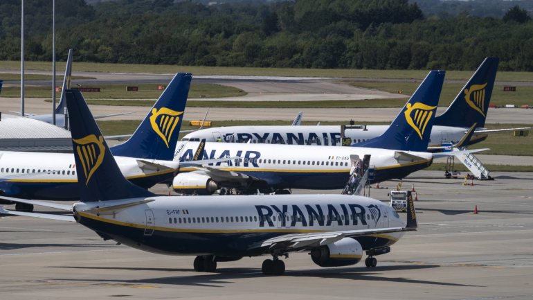 Os pilotos da Ryanair no Reino Unido estão em protesto contra as condições laborais e salariais praticadas pela companhia