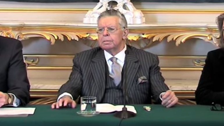 O antigo ministro de Balsemão num debate sobre &quot;As Alternativas ao Império&quot;, disponibilizado no Youtube