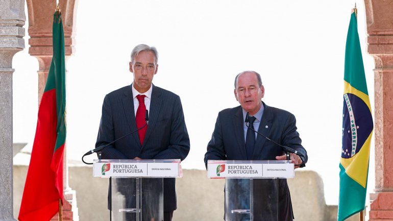 O ministro da Defesa do Brasil, general Fernando Azevedo e Silva, esteve esta quarta-feira em Lisboa