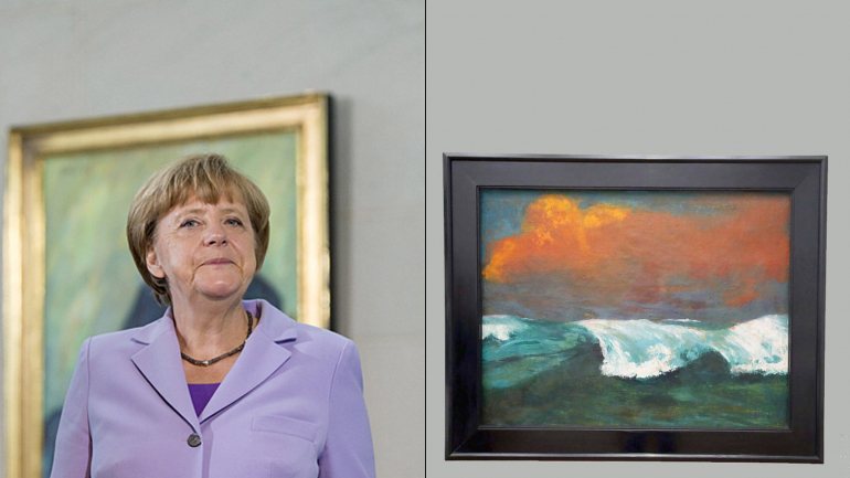 Antes de saber das ligações nacionalistas de Nolde, Merkel chegou a dizer que ele era um dos seus artistas favoritos