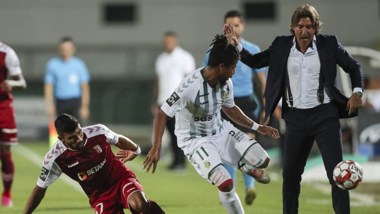 O SC Braga acabou com menos um jogador, devido à expulsão de Fransérgio já na compensação