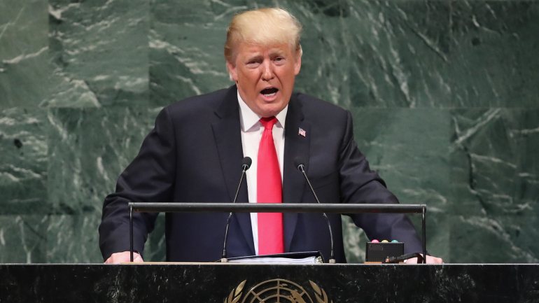 Este é o terceiro discurso de Donald Trump numa Assembleia geral das Nações Unidas