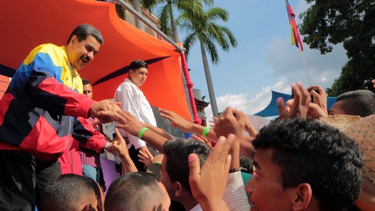 O Presidente venezuelano falava à chegada ao Aeroporto Internacional Simón Bolívar de Maiquetía