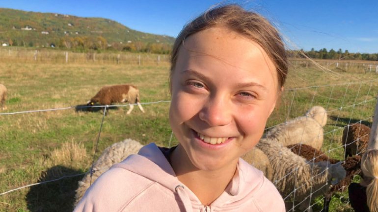 A sueca de 16 anos está atualmente a viajar pelo Quebec, no Canadá