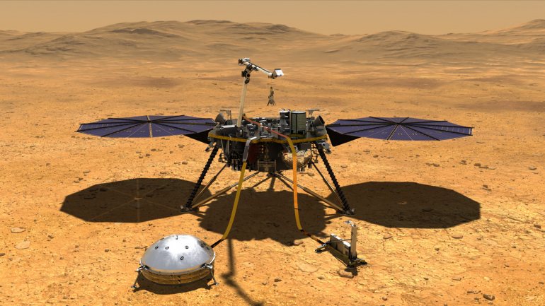 A sonda InSight detetou o primeiro sismo em Marte em abril, quatro meses depois de ter chegado ao planeta.