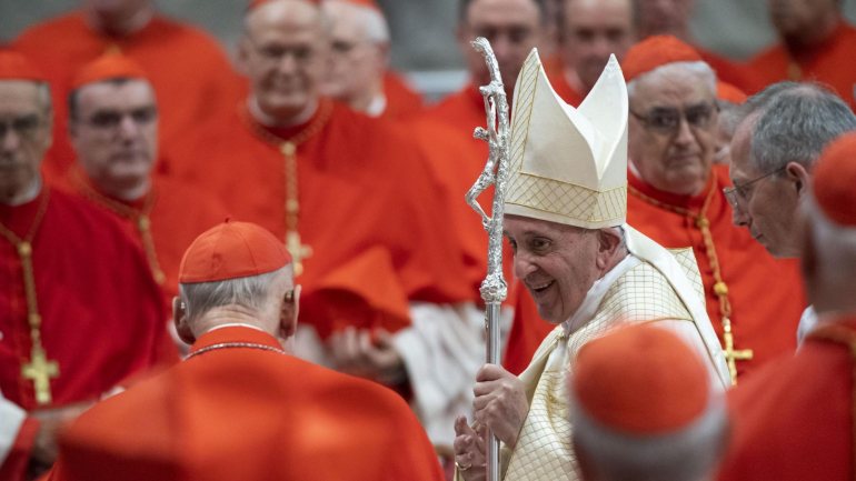 Papa falava na missa de abertura do Sínodo dos Bispos sobre a Amazónia, na Basílica de São Pedro, no Vaticano