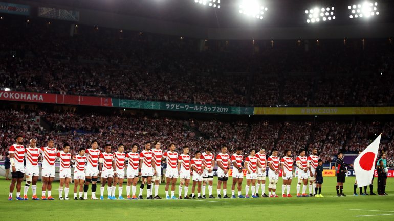 Japão nunca tinha chegado aos quartos de um Mundial mas em 2020 atingiu esse objetivo e só com vitórias (quatro)