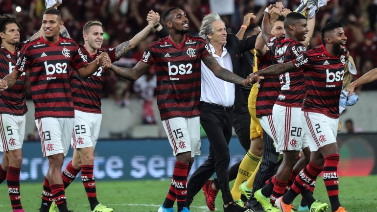 O Flamengo venceu o Grémio por 5-0