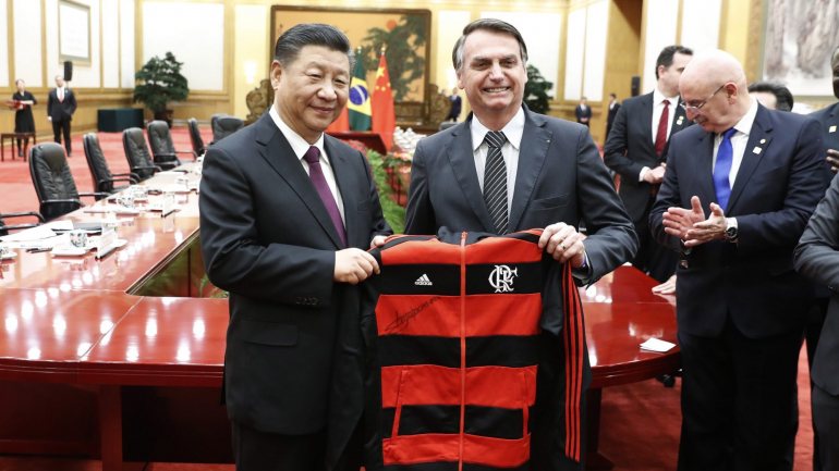 &quot;Todo o Brasil é Flamengo&quot;, considerou Bolsonaro