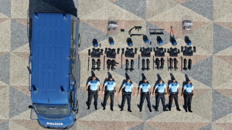 Equipa de Intervenção Rápida do Comando Metropolitano da PSP de Lisboa aderiu ao desafio